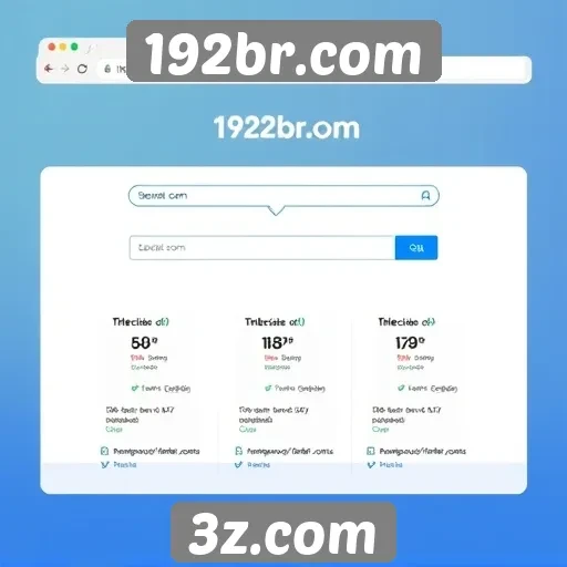 Análise das principais funcionalidades do 192br.com